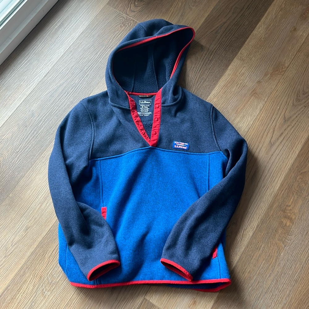 MOVING SALE - Colorblock fleece LL Bean hoodie